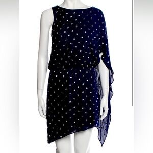 Haney studded midnight blue dress - new, size 2